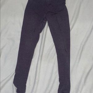 purple garage leggings!